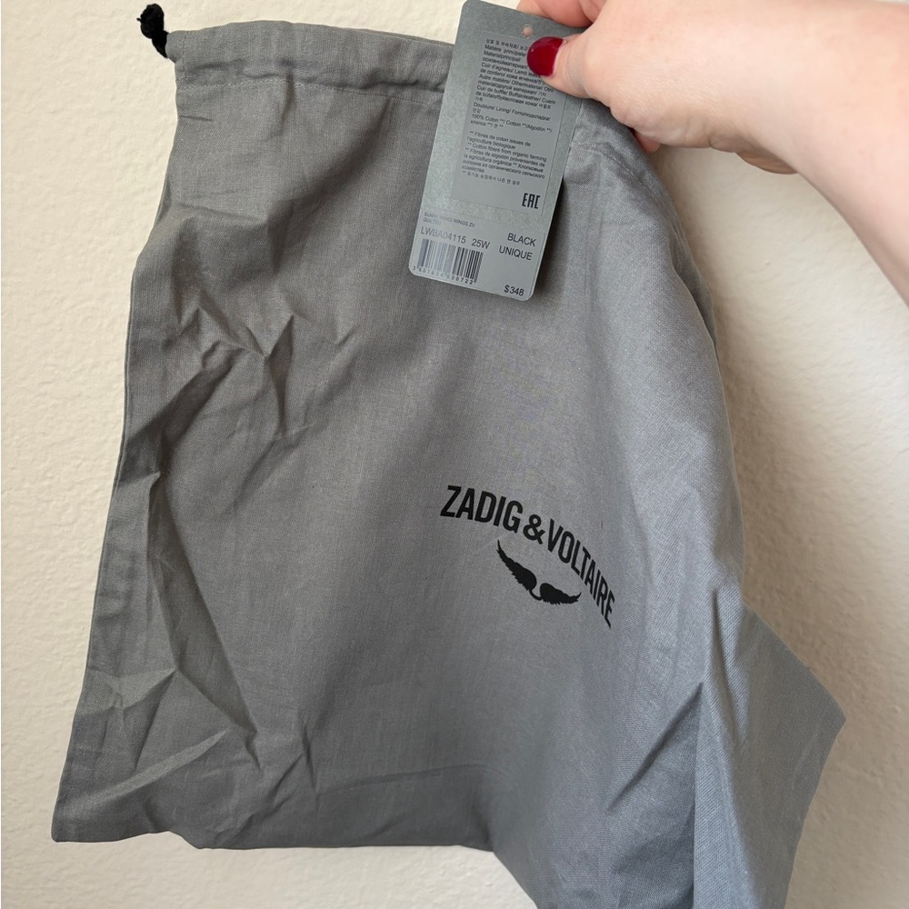 Zadig & Voltaire sunny nano wings quilted bag, new - Picture 8 of 11
